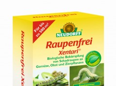 Biologische Präparate wie Neudorff Raupenfrei Xentari sind wirkungsvolle Buchsbaumzünsler Spritzmittel (Foto: Neudorff)