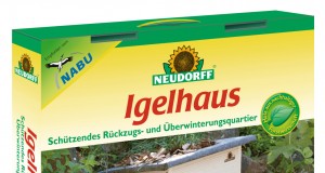 Das Neudorff Igelhaus wird im Handel für rund 40 Euro angeboten (Foto: Neudorff).